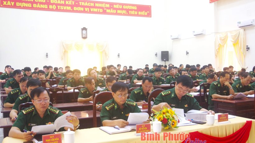 Bộ đội Biên phòng Bình Phước quán triệt nhiệm vụ công tác năm 2024
