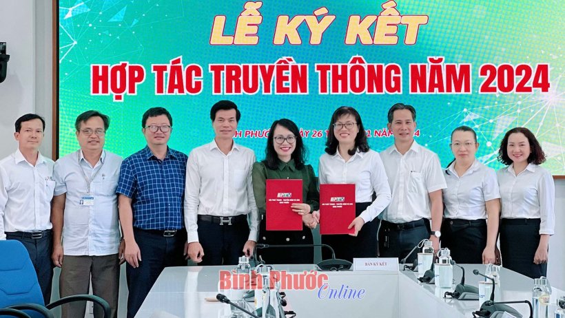 BPTV ký kết phát hành Báo Bình Phước với Bưu điện tỉnh
