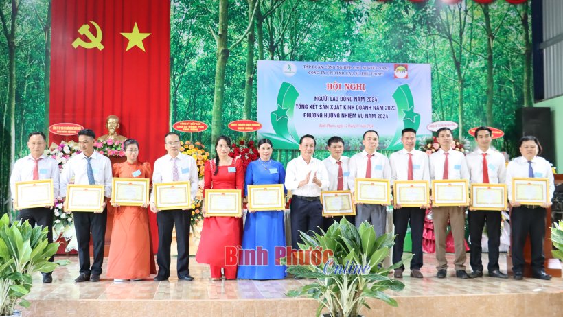 Cao su Phú Thịnh hoàn thành các chỉ tiêu trọng tâm năm 2023