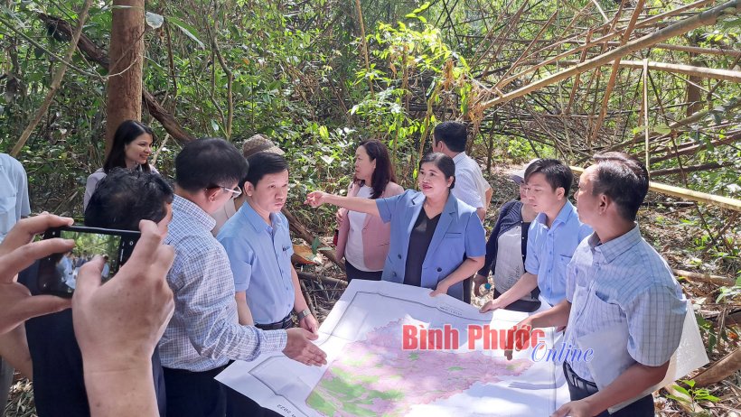 Chủ tịch UBND tỉnh Bình Phước Trần Tuệ Hiền thăm và làm việc tại Vườn quốc gia Bù Gia Mập