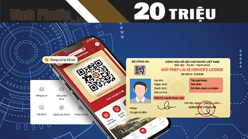 Còn 20 triệu giấy phép lái xe chưa được xác thực