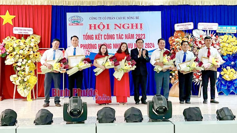 Công ty Cổ phần Cao su Sông Bé vượt 9/11 chỉ tiêu, kế hoạch năm 2023