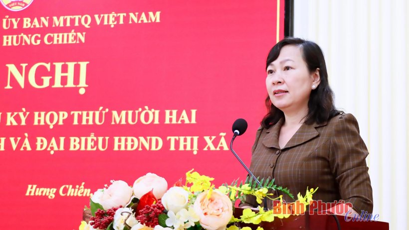 Đại biểu HĐND tỉnh tiếp xúc cử tri thị xã Bình Long