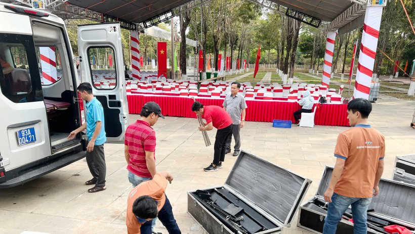 &Ecirc;-k&iacute;p truyền h&igrave;nh trực tiếp BPTV sẵn s&agrave;ng thực hiện chương tr&igrave;nh &ldquo;Xu&acirc;n ấm v&ugrave;ng bi&ecirc;n&rdquo;