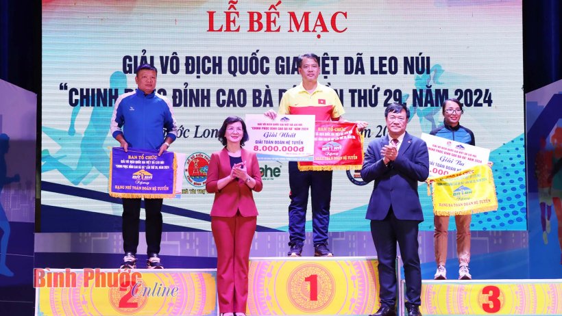 Giải Vô địch quốc gia Việt dã leo núi ‘Chinh phục đỉnh cao Bà Rá’ lần thứ 29, năm 2024 thành công tốt đẹp