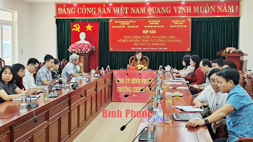 Phát động cuộc thi chính luận về bảo vệ nền tảng tư tưởng của Đảng lần thứ tư năm 2024 
