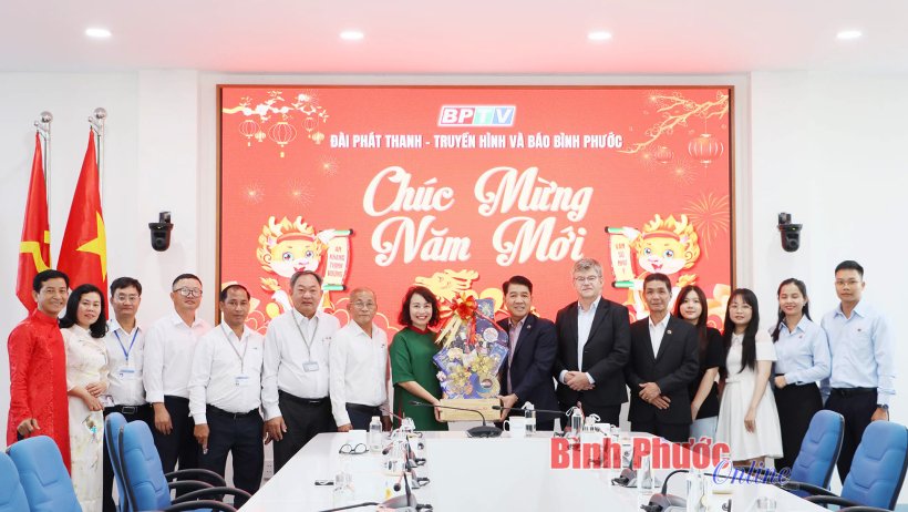 Tập đoàn Hùng Nhơn và Tập đoàn De Heus chúc tết BPTV