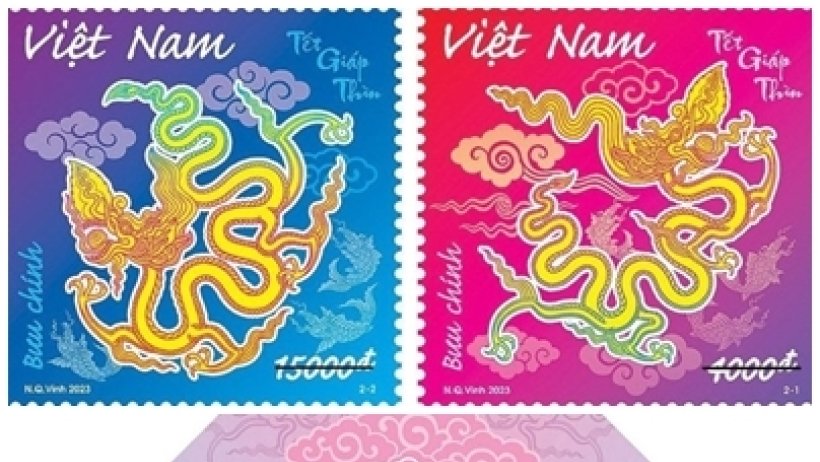 Tem Tết Gi&aacute;p Th&igrave;n quảng b&aacute; Di sản thế giới của Việt Nam