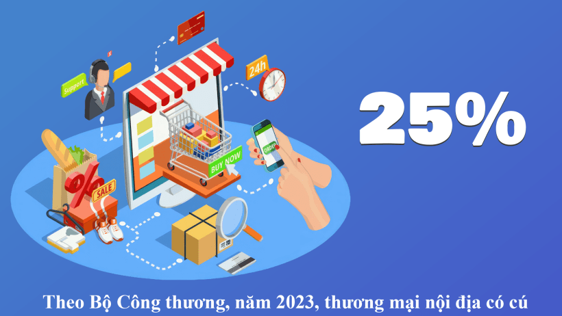 Thị trường thương mại điện tử Việt Nam tăng trưởng 25%