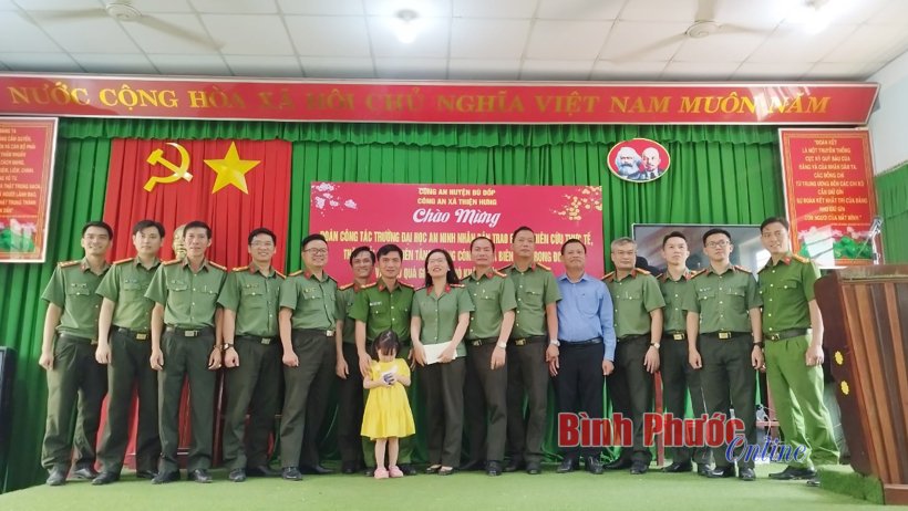 Trường Đại học An ninh nhân dân thăm và làm việc tại Bình Phước