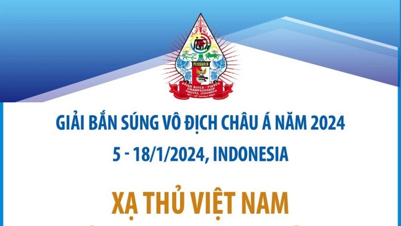 Việt Nam giành Huy chương Vàng tại Giải Bắn súng Vô địch châu Á