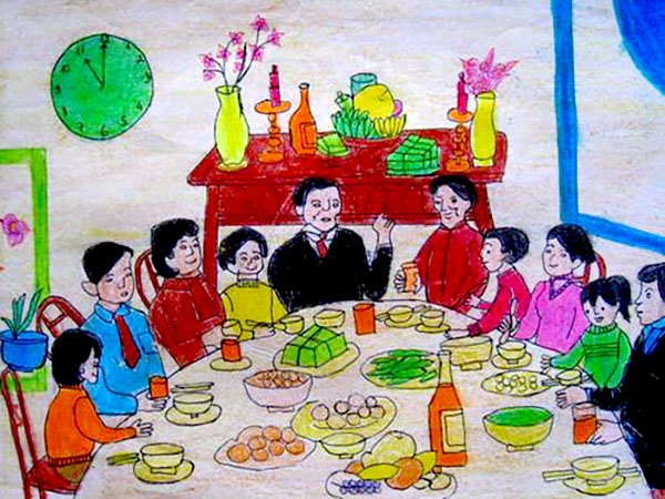 Ba là tết của gia đình