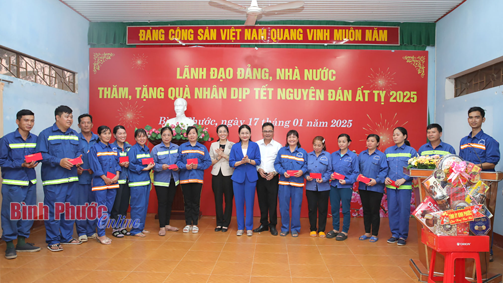Bí thư Tỉnh ủy Bình Phước thăm hỏi, động viên công nhân lao động tại thành phố Đồng Xoài