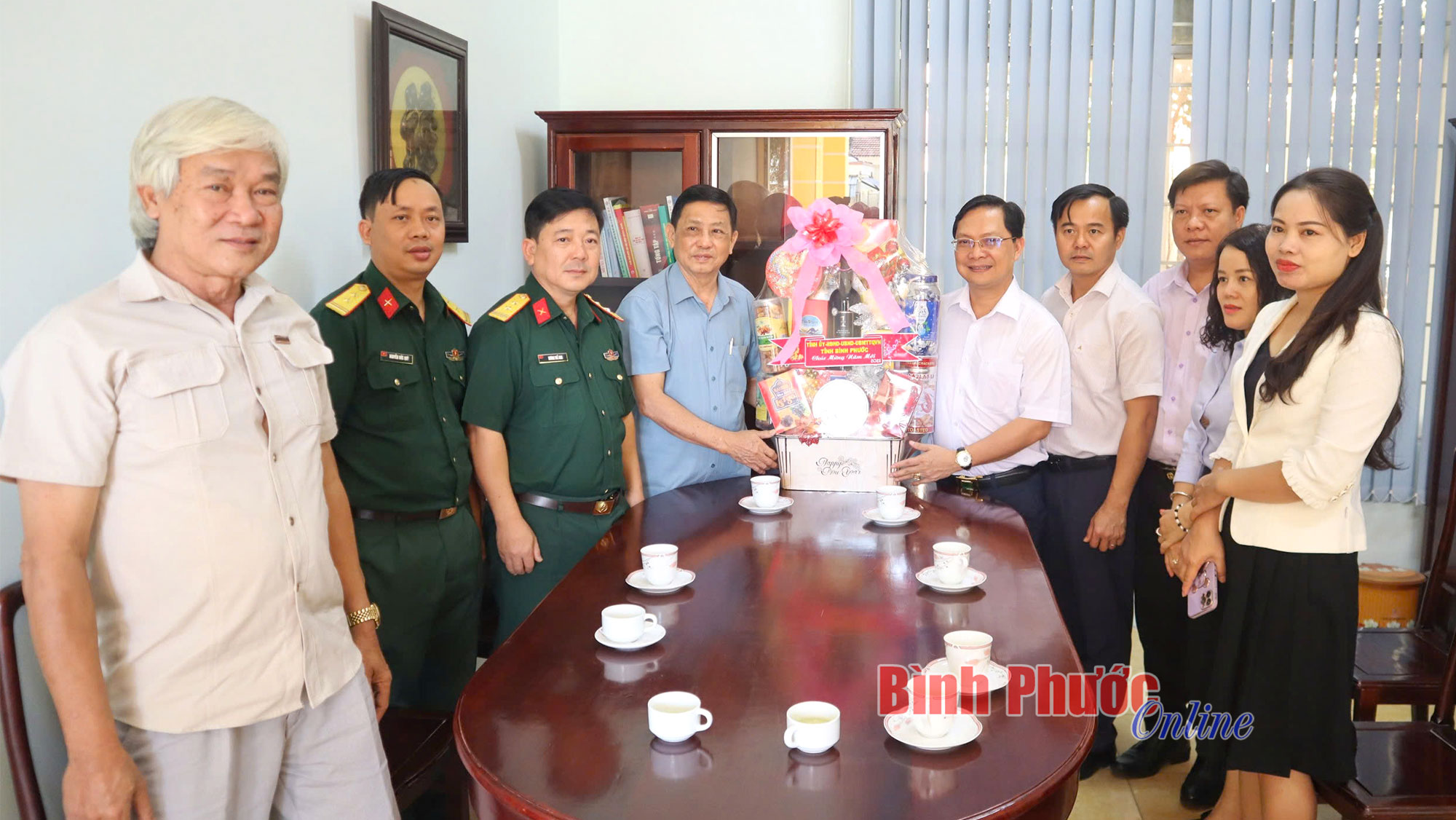 Lãnh đạo tỉnh thăm, chúc tết tại thành phố Đồng Xoài
