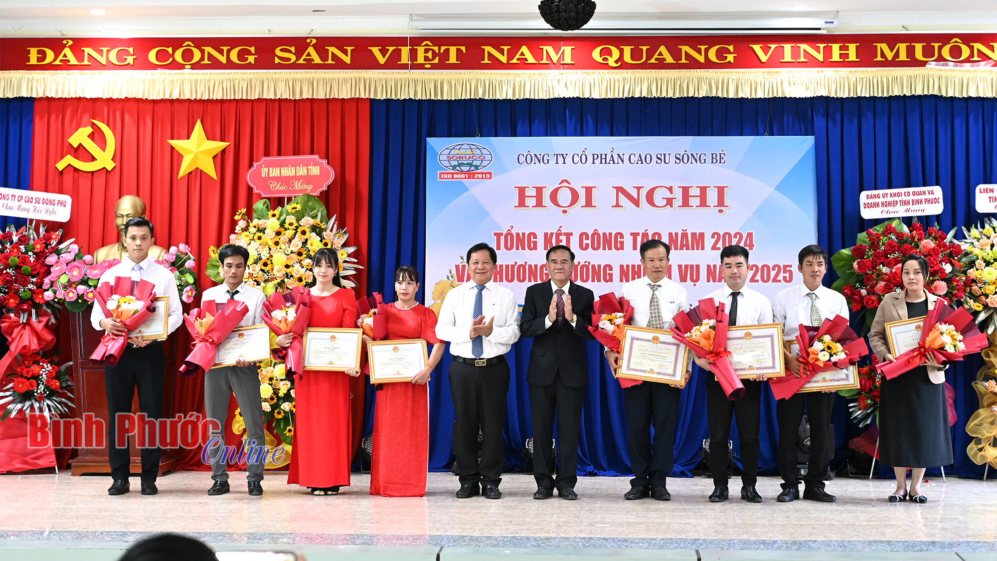 Thu nhập người lao động của Cao su Sông Bé đạt 11,2 triệu đồng/tháng