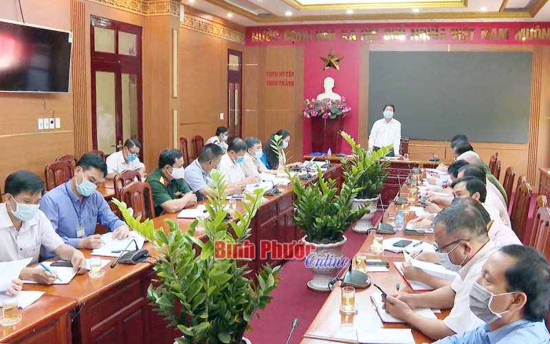 Chơn Thành: Đảm bảo công tác phòng chống Covid-19 chuẩn bị đón học sinh trở lại trường