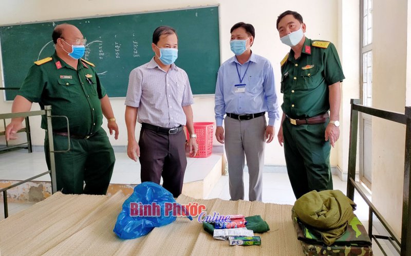 Đồng Phú kiểm tra công tác phòng, chống dịch Covid-19