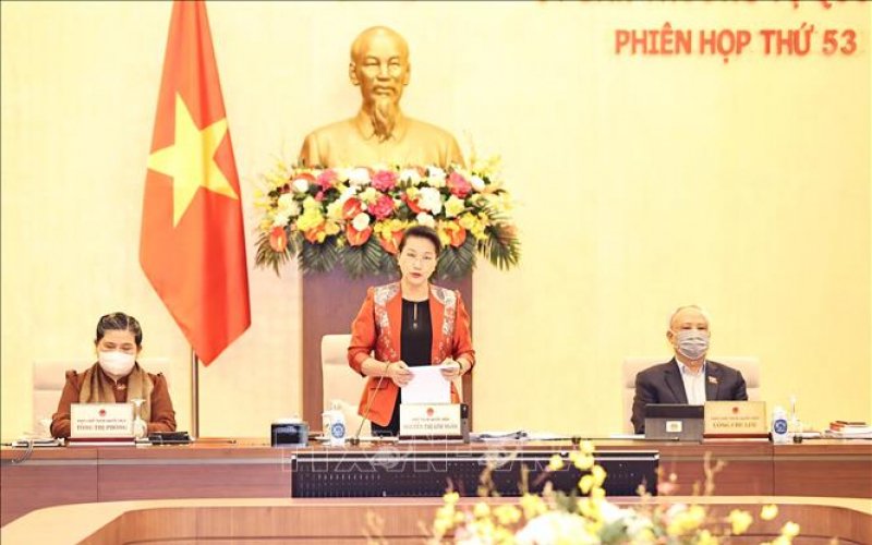 Khai mạc Phiên họp thứ 53 của Ủy ban Thường vụ Quốc hội