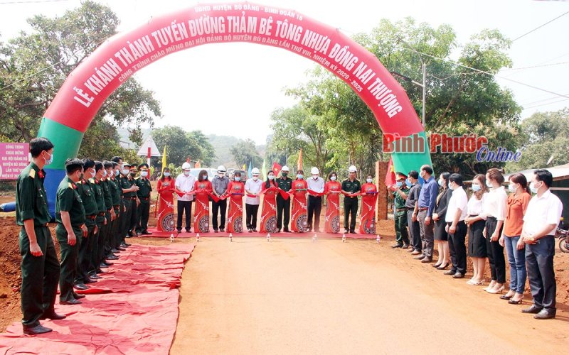 Khánh thành dự án nâng cấp đường Đồng Nai thượng