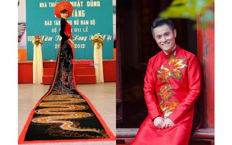 Nhà thiết kế Nhật Dũng gửi thông điệp nhân văn qua chiếc áo dài