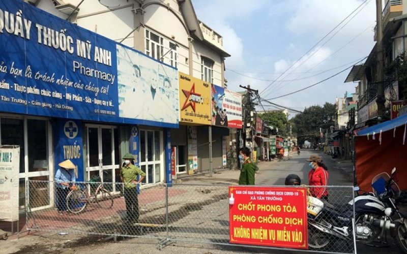 Sáng 7-2: Ghi nhận thêm 4 ca lây nhiễm mới, 3 ca tại ổ dịch Cẩm Giàng