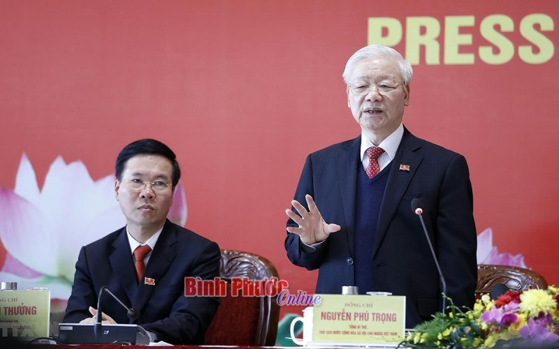 Tổng bí thư, Chủ tịch nước Nguyễn Phú Trọng họp báo sau bế mạc Đại hội XIII của Đảng