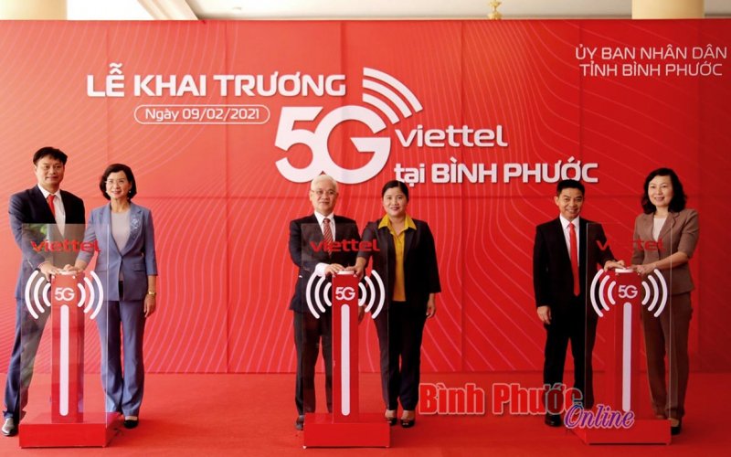 Viettel khai trương mạng 5G tại Bình Phước