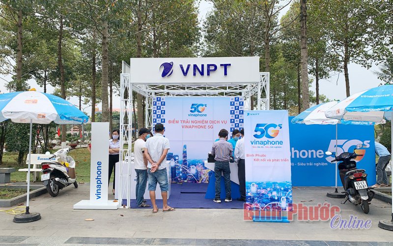 VNPT Bình Phước phát thử nghiệm mạng 5G tại thành phố Đồng Xoài