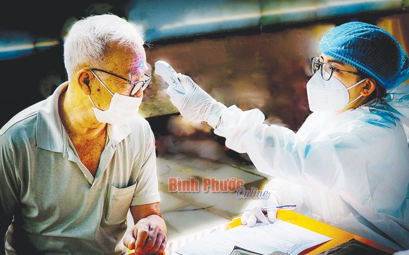 Bình Phước: Tăng cường bảo vệ người thuộc nhóm nguy cơ mắc Covid-19