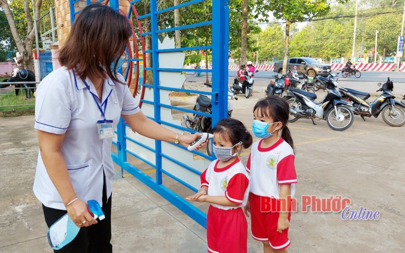 Bình Phước: Trẻ mầm non đi học trực tiếp trở lại vào ngày 21-2