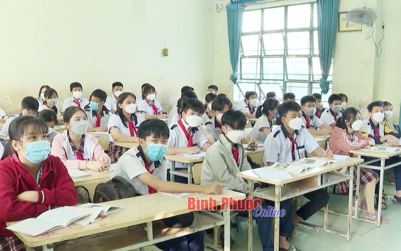 Chơn Thành chủ động phương án dạy và học theo từng cấp độ dịch