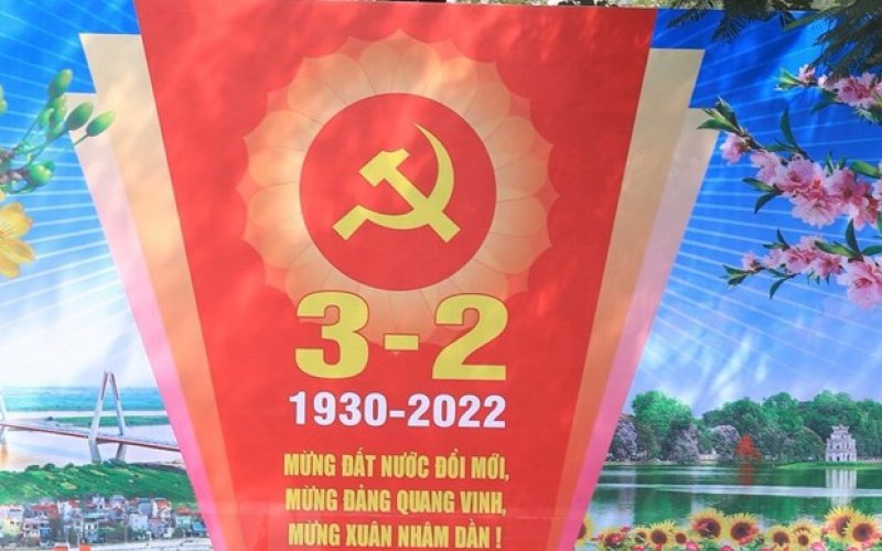 Điện mừng nhân kỷ niệm 92 năm Ngày thành lập Đảng Cộng sản Việt Nam