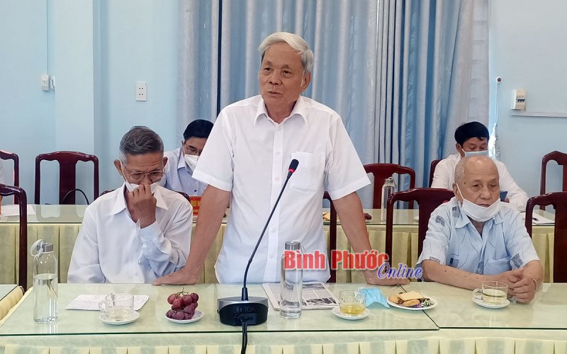 Huyện ủy Bù Đăng gặp mặt cán bộ hưu trí thuộc diện Ban Thường vụ Tỉnh ủy quản lý