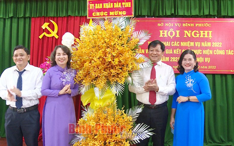 Năm 2022, ngành nội vụ tỉnh Bình Phước tập trung vào 7 nhiệm vụ trọng tâm