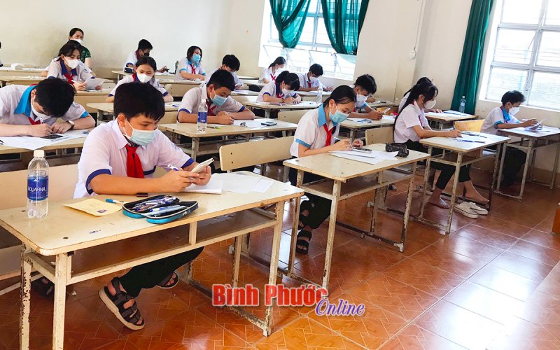 Phú Riềng: 312 thí sinh thi học sinh giỏi lớp 9, năm học 2021-2022