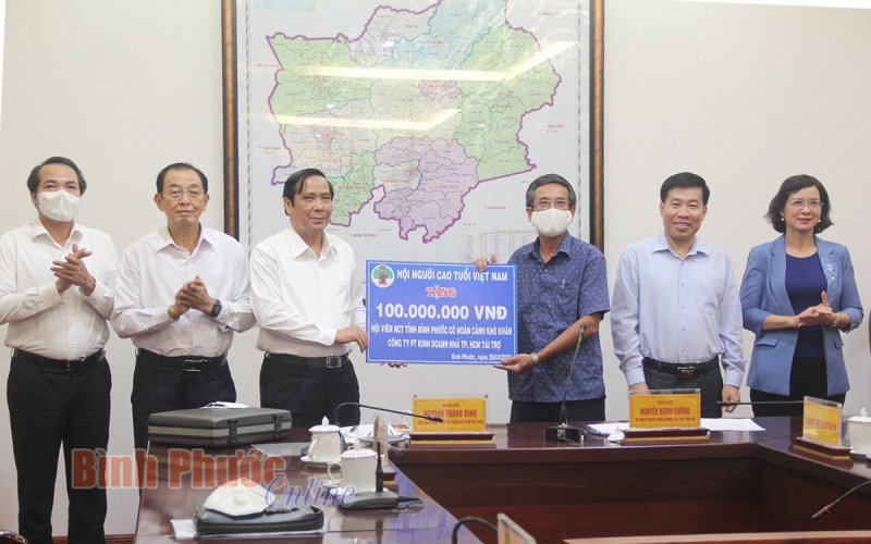 Trung ương Hội Người cao tuổi Việt Nam làm việc tại Bình Phước