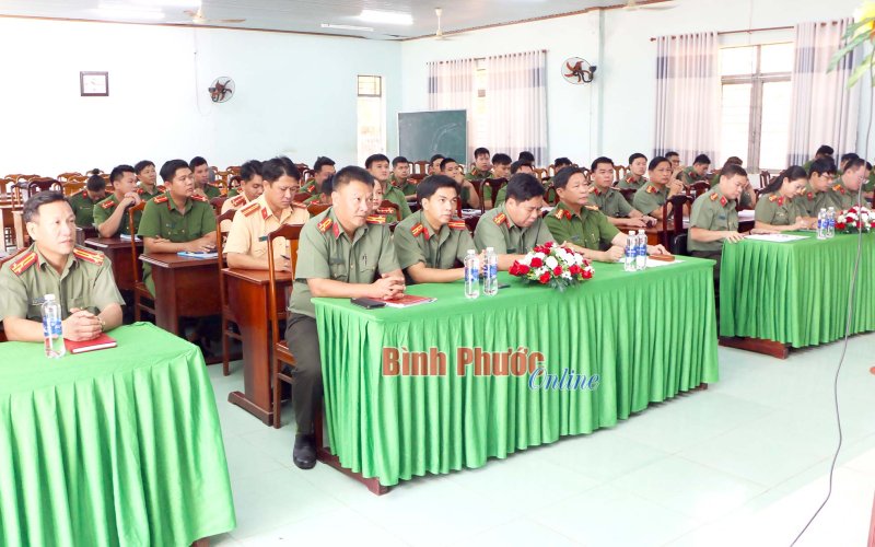 Bình Phước: Bồi dưỡng cấp chứng chỉ nghiệp vụ điều tra