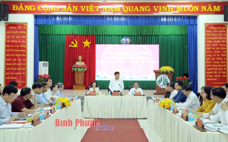 Đồng Xoài chú trọng công tác quy hoạch và tăng cường quản lý nhà nước về đô thị