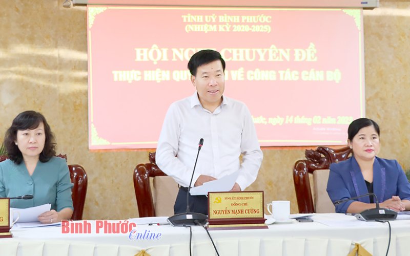 Hội nghị Ban Chấp hành Đảng bộ tỉnh Bình Phước nhiệm kỳ 2020-2025