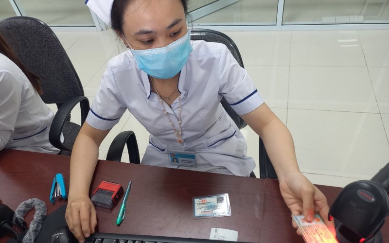 Hơn 96% bệnh viện khám chữa bệnh BHYT bằng căn cước công dân gắn chíp