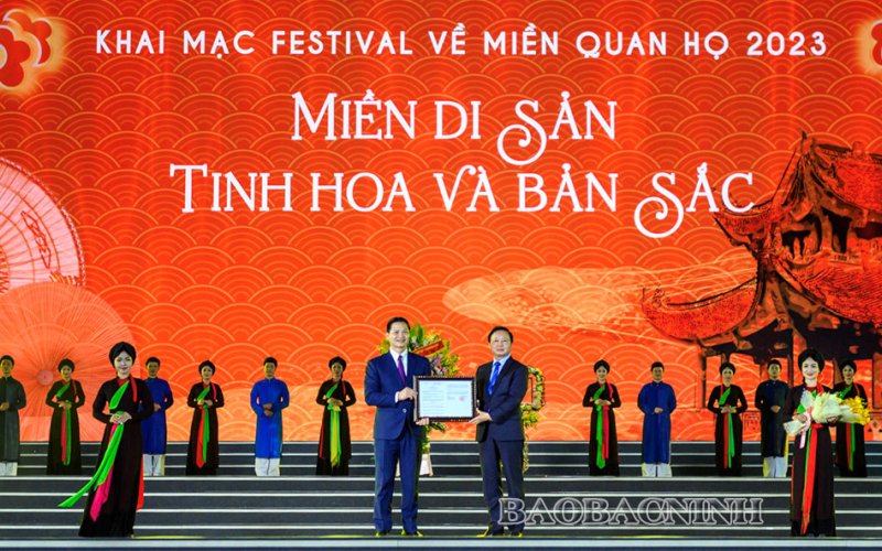 Khai mạc Festival "Về miền Quan họ - 2023": Miền di sản-Tinh hoa v&agrave; bản sắc
