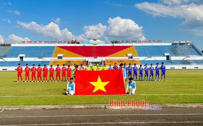 Khai mạc vòng loại giải vô địch U17 quốc gia 2023: Bình Phước có trận thắng trước Tiền Giang