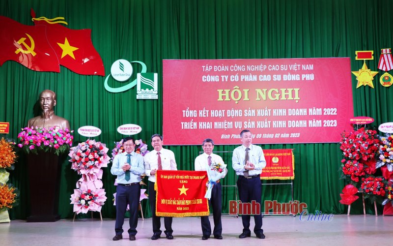 Năm 2023, Cao su Đồng Phú phấn đấu vượt sản lượng 3-5% 