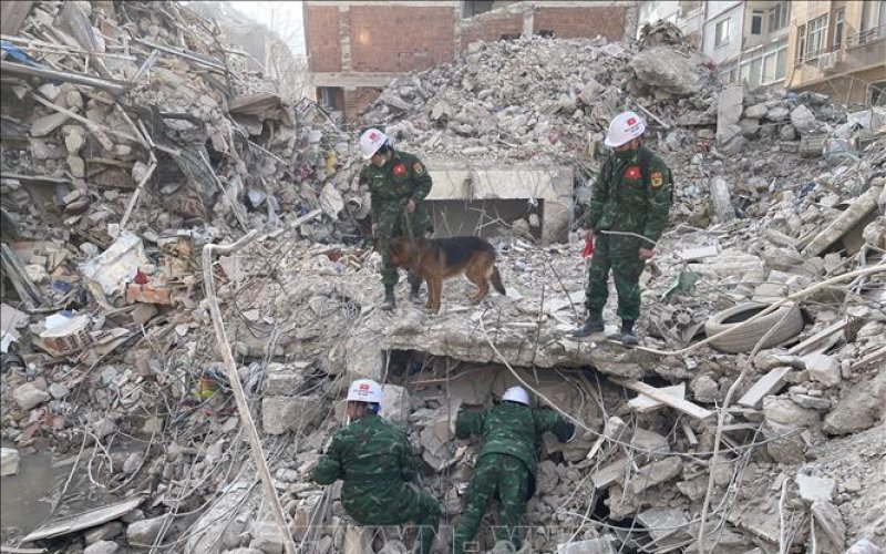 Quốc tế đánh giá cao hai đoàn cứu hộ, cứu nạn của Việt Nam tại Thổ Nhĩ Kỳ