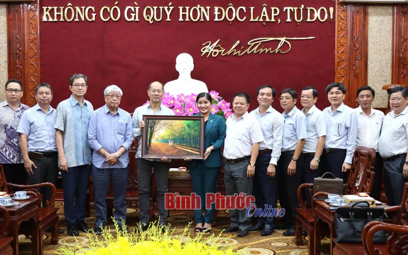 Tập đoàn Japfa đánh giá cao chất lượng môi trường đầu tư tại Bình Phước 