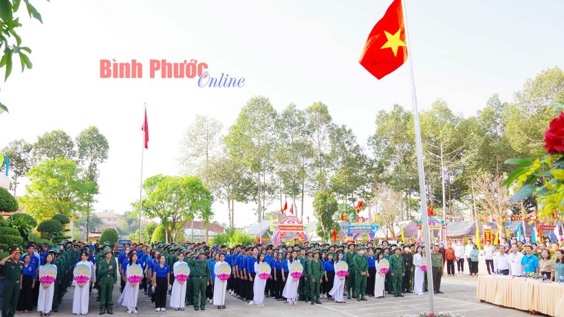 Bình Phước: Hơn 1.600 thanh niên tham gia hội trại tòng quân