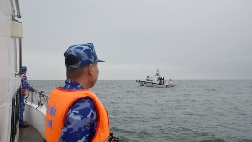 Cảnh sát biển Việt Nam - Trung Quốc tuần tra chung trên vùng biển giáp ranh