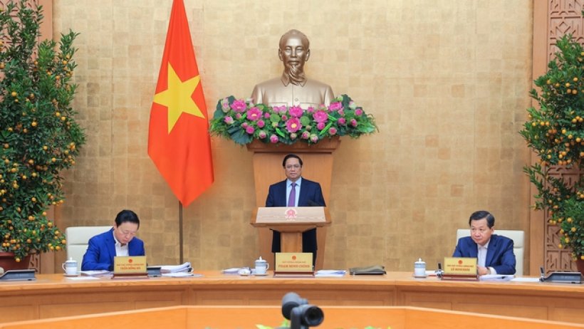 Thủ tướng Phạm Minh Chính chủ trì phiên họp Chính phủ chuyên đề xây dựng pháp luật tháng 2-2024