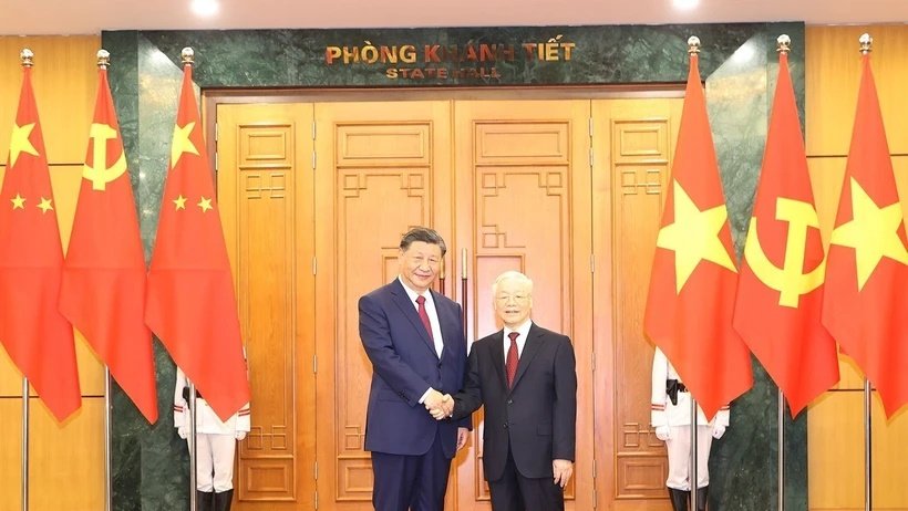 Tổng Bí thư của Việt Nam và Trung Quốc gửi Thư chúc mừng Năm mới Giáp Thìn