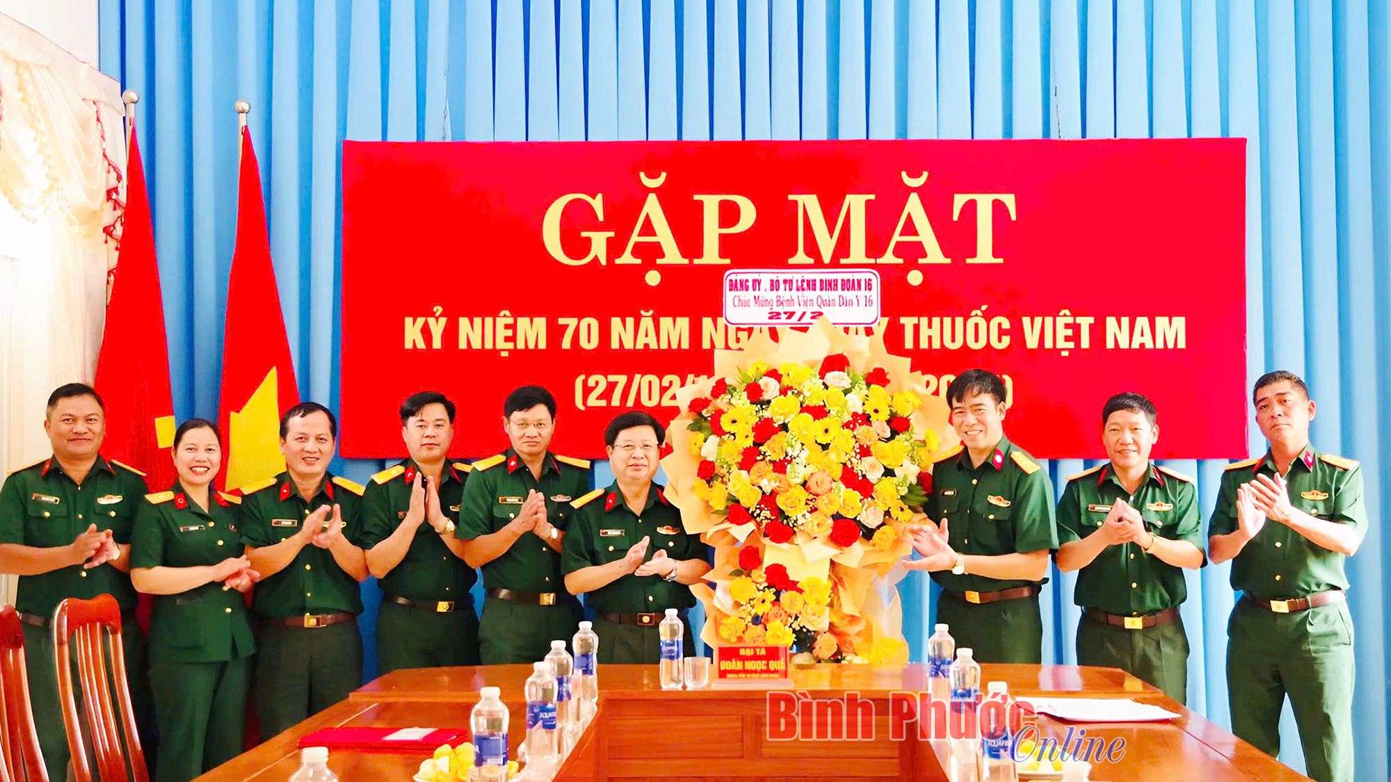 Bộ Tư lệnh Binh đoàn 16 chúc mừng Ngày thầy thuốc Việt Nam